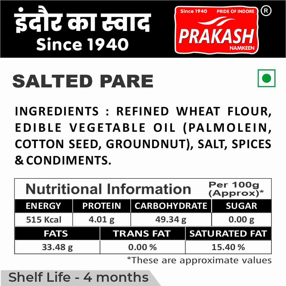 Salted Pare - 250 Grams