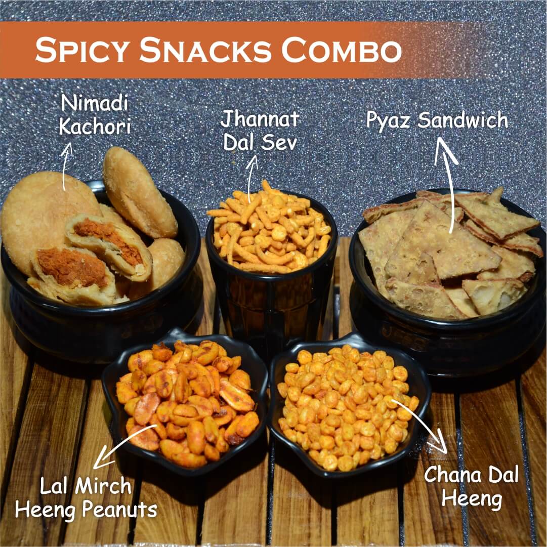 Spicy Snacks Combo - 250g x5