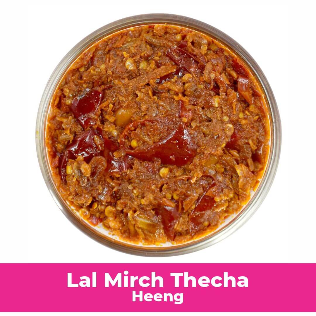 Lal Mirch Thecha (Heeng)