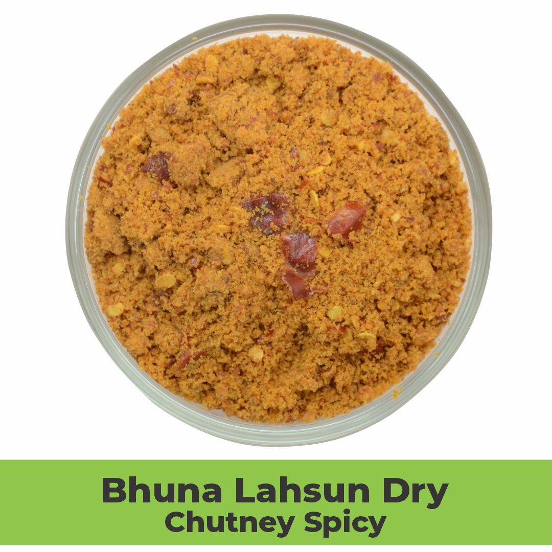 Bhuna Lahsun Dry Chutney Spicy