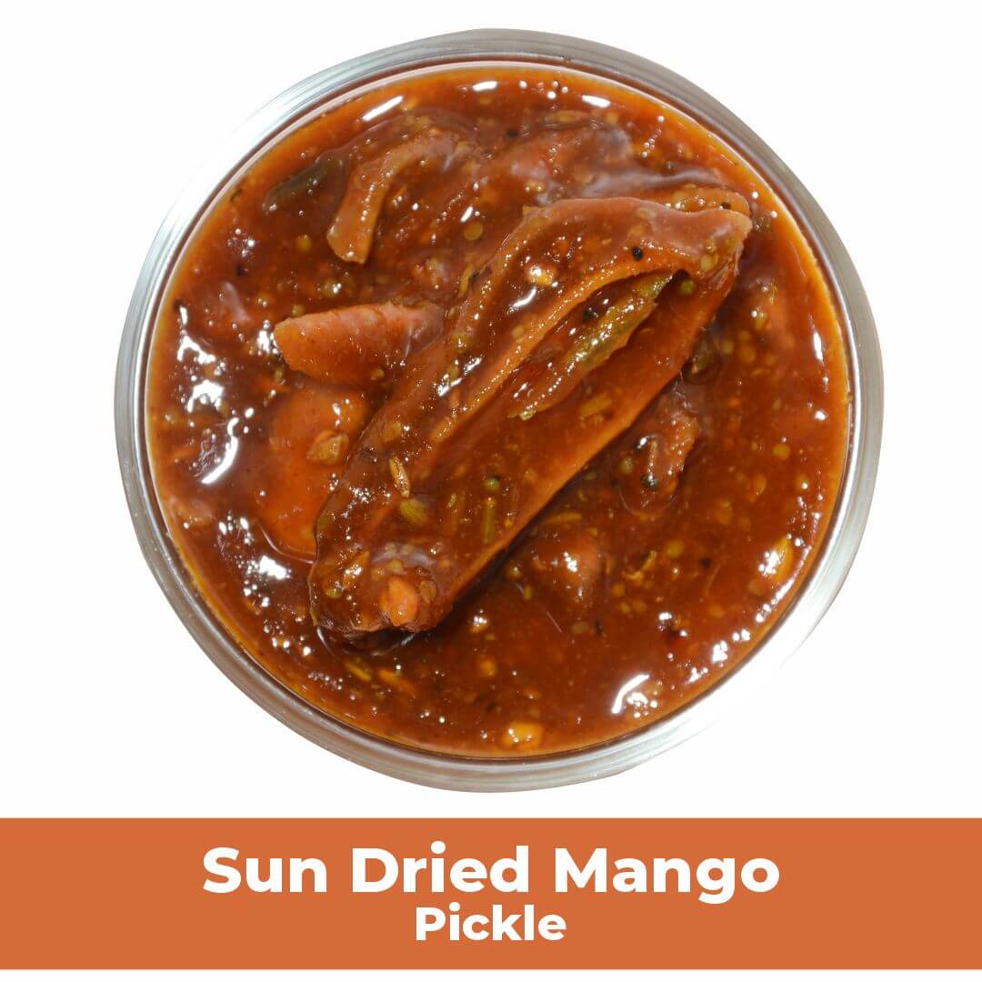 Sun Dried Mango Pickle (U.P. Style)